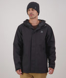 Swanndri Men's Shearwater15 Rain Jacket Black