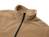 Fleece Full-Zip Jacket - Tan