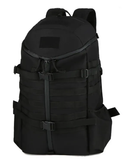 Tri Zip Tactical Molle Backpack-Black