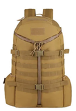 Tri Zip Tactical Molle Backpack-TAN