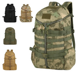 Tri Zip Tactical Molle Backpack-Multicam