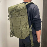 Tri Zip Tactical Molle Backpack-OD Green