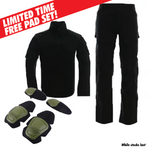 Airsoft BDU Gen3 Combat Uniform - Black