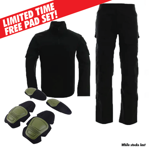 Airsoft BDU Gen3 Combat Uniform - Black