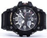 CASIO G SHOCK MUDMASTER TWIN SENSOR MUD RESIST, 200M W/R, THERMO, RESIN STRAP, BLACK