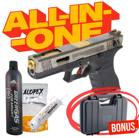 All-In-One / WE Glock 18 GBB Pistol