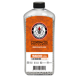 G&G Perfect BBs 0.30g (5600 Pellets) (Grey)