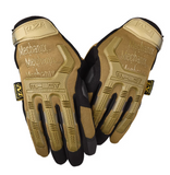 Mechanix Style Tactical Gloves Full Finger - Tan