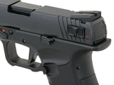 APS shark Semi/Full auto Green gas Pistol - Black