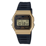 CASIO DIGITAL SQUARE FACE, GOLD F91WM-9A