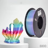 Silk PLA Multicolour 3D Printer Filament 1.75mm 1kg