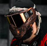 HK ARMY SKULL GOGGLE - Snake Red