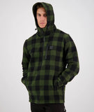 Swanndri Men's Reidston Windproof Wool Anorak Olive/Black Check