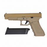 WE Glock 34 Gen 4 MOS GBB Pistol - Tan