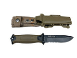 Desert Tactical Fixed Blade Knife with Sheath (SLIGHTLY RUSTY)