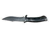 Damascus pattern Hunting Knife (SLIGHTLY RUSTY)