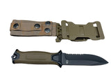 Desert Tactical Fixed Blade Knife with Sheath (SLIGHTLY RUSTY)
