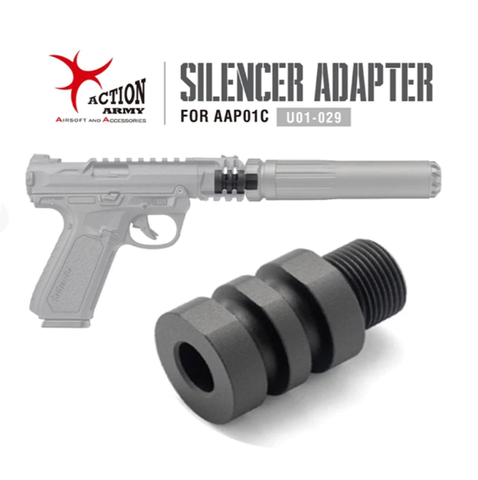 Action Army Silencer Adapter For AAP01C
