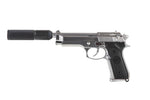 SRC SR92 Silver Co2 powered with Silencer 