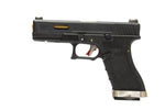 WE - Glock 17 T1  Gas Blow Back Pistol - Black