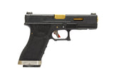 WE - Glock 17 T1  Gas Blow Back Pistol - Black