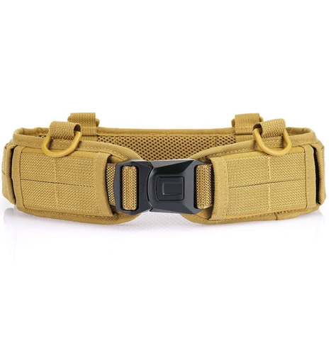 Tactical Molle Belt Quick Release Buckle - Tan - M/XL