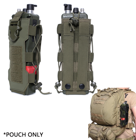 Molle Water Bottle pouch holder / Radio Holder - OD green