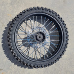 Upbeat 14 Inch Complete Set Motorbike Alloy Wheels (Front)