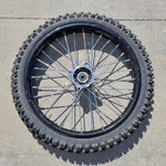 Upbeat 17 Inch Complete Set Motorbike Alloy Wheels (Front)