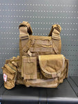 Military Style Tactical Vest Heavy Duty Plate Carrier