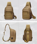 Large Capacity Shoulder Bag Waterproof - Black