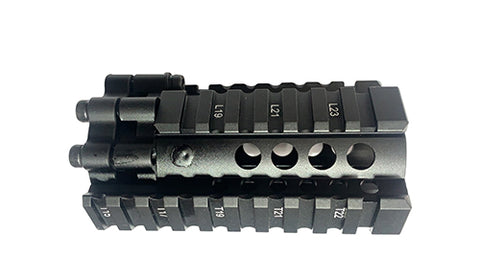 SHS - Lite 4 Inch Rail - Black