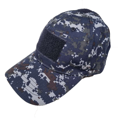 TACTICAL CAMO CAP VELCRO - Digi Navy