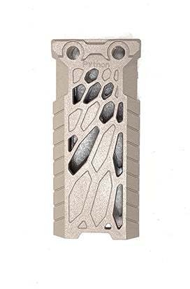 Vertical Python Straight Grip - Tan