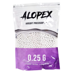 Alopex - Airsoft 6mm White Precision BB 0.25g - 1Kg Pack