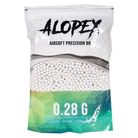 Alopex - Airsoft 6mm White Precision BB 0.28g - 1Kg Pack