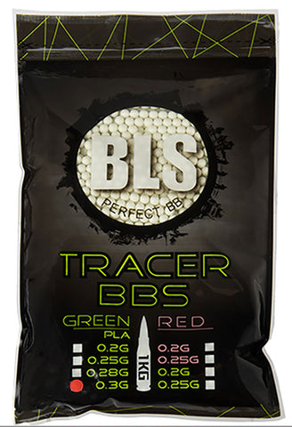 BLS 0.30g Tracer BIO BBs (3400rds) (Green)