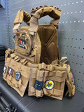 Military Style Tactical Vest Heavy Duty Plate Carrier