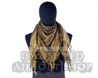 Military Arab Shemagh Kafiya Scarf Mask Coyote Brown
