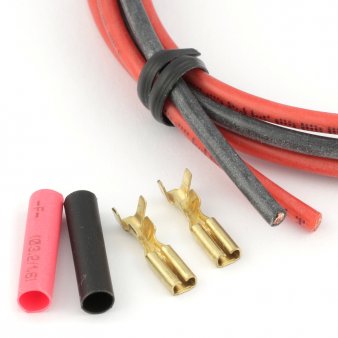 GATE Low Resistance Wire 2x 60cm (Plus 2 connector)