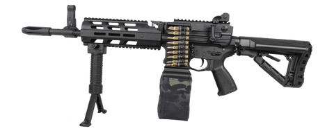 G&G CM16 LMG Stealth AEG - Black