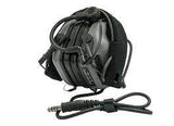 Earmor - M32 MilPro Mark3 Electronic Comm Hearing Protector w/ Single Cable - Black