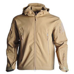 Softshell Waterproof Tactical Military Jacket - Tan