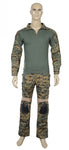 Tactical Combat Shirt Pants w/Elbow Knee Pad
