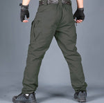 TACTICAL MEN CARGO water resistant PANTS Durable Anti-cut - OD Green