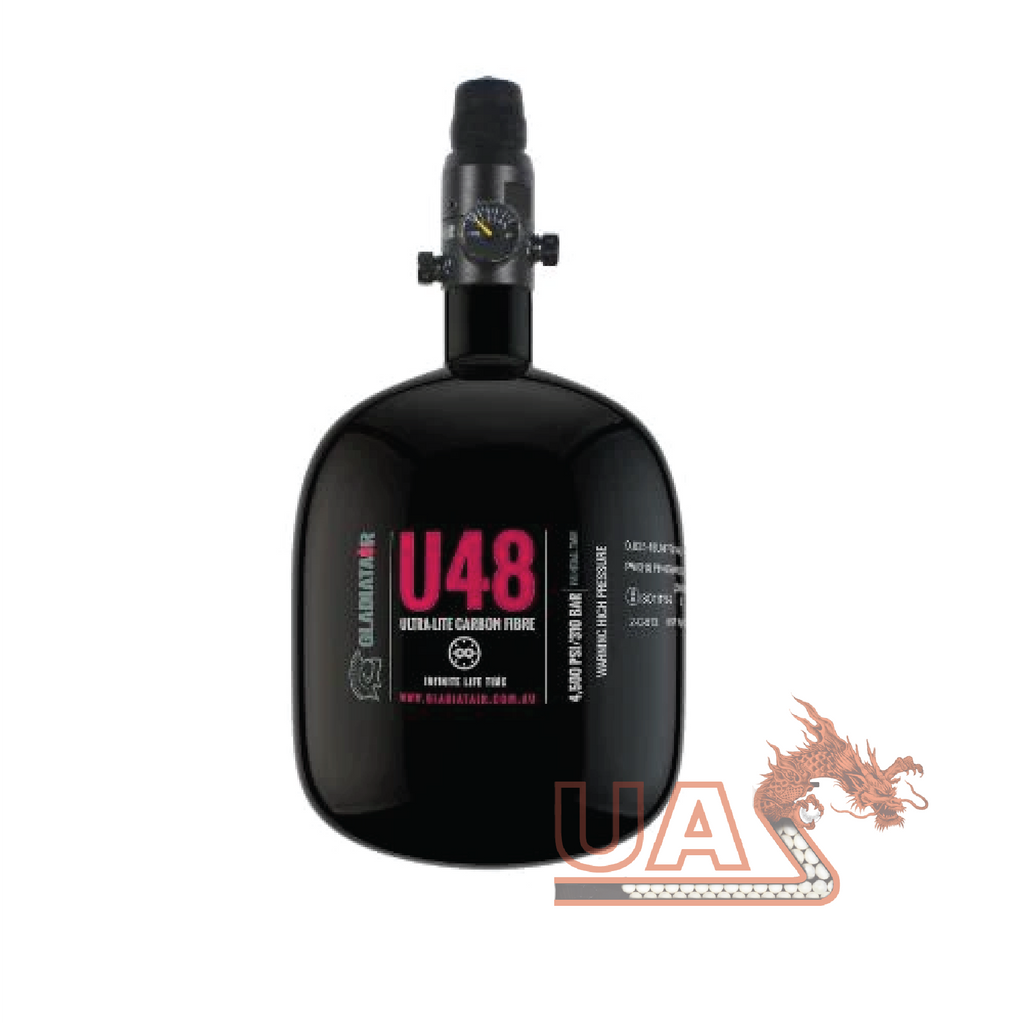 Réservoir HPA HK Army Aerolite En Fibre De Carbone - 48ci 4500psi Rouge Réservoir HPA HK Army Aerolite En Fibre De Carbone - 48ci 4500psi Rouge