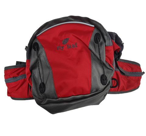 Fly Leaf Outdoor Belt Bag - Red