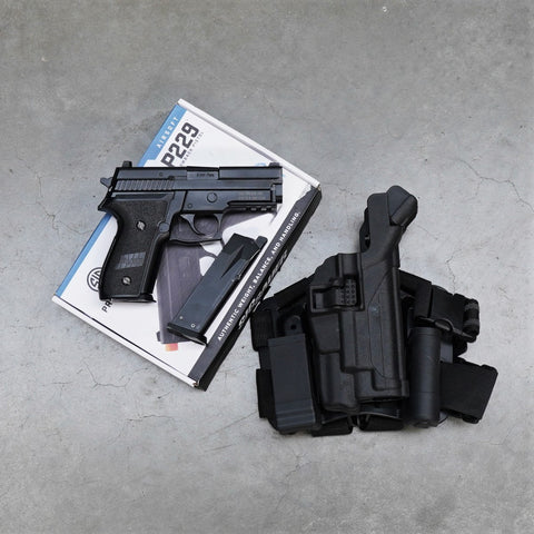 Exdisplay - SIG Sauer P229 Gas w one mag and holster Blowback Pistol
