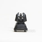 FMA - Airsoft Fab Defense Front & Rear Back Up Sights - Black