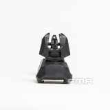 FMA - Airsoft Fab Defense Front & Rear Back Up Sights - Black